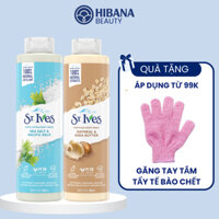 Sữa Tắm St.Ives Dưỡng Ẩm Da Yến Mạch & Bơ Hạt Mỡ 650ml Oatmeal & Shea Butter Soothing Body Wash