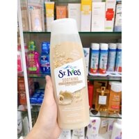 Sữa Tắm St.Ives Lúa Mạch Và Bơ Oatmeal & Shea Butter Body Wash 400ml