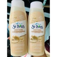 Sữa tắm ST.Ives Yến mạch & bơ hạt mỡ_Soothing Oatmeal & Shea Butter Body Wash (400ml)