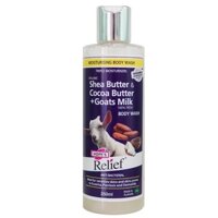 Sữa tắm sữa dê tươi bơ ca cao diệt khuẩn Hope's Relief Body Wash Goat's Milk, Shea & Cocoa 250ml