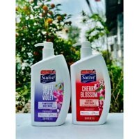 Sữa tắm Suave mẫu mới của Mỹ - Hương hoa thơm ngát và mềm mịn da sau tắm Chai có vòi to đùng1 lit (Mẫu mới ra 2024)