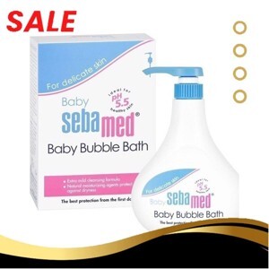 Sữa Tắm Tạo Bọt Dịu Nhẹ Cho Bé Sebamed Baby Bubble Bath SBB01A 500ml - pH 5.5