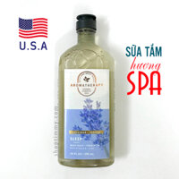 Sữa Tắm tạo bọt thư giãn Sleep Lavender Vanilla tinh dầu Oải hương Vani - Bath & Body Works 295ml | New home SPA 2022 |