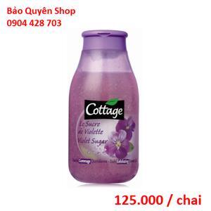 Sữa tắm tẩy da chết Cottage Violet Sugar 250ml