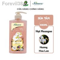 Sữa Tắm Tẩy Tế Bào Chết Hạt Massage Sensez Beauty Mịn Da Hương Thơm Sảng Khoái - Hương Hoa Lan - 680ml