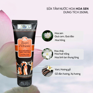 Sữa tắm Tesori D’ Oriente hoa sen 250ml