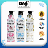 Sữa tắm Thái Lan Beauty Care thơm lâu (Bò, Dê, Hoa Anh Đào) Chai 1200ML