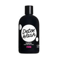 Sữa tắm than hoạt tính tẩy tế bào chết Victoria's Secret Detox body wash 355ml bill Mỹ