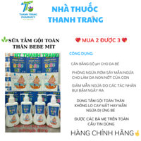 Sữa Tắm Thảo Dược Bebe Mít, CẤP ẨM CHO DA BÉ, GIÚP SẠCH BỤI BẨN VÀ GIẢM RƠM SẨY, NGỨA DA, KHÔ DA