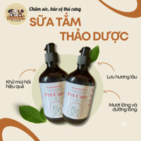 Sữa Tắm Thảo Dược Cho Thú Cưng – Làm Mượt Lông, Ngăn Ngừa Ve, Ghẻ, Nấm Và Chăm Sóc Da Cho Chó Mèo - HUY PAWS