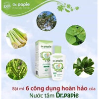 sữa tắm thảo dược dr.papie cho bé