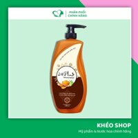 Sữa Tắm Thảo Dược Hương Nước Hoa 24plus Natural Herbal 1200ml - Màu Nâu