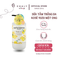 Sữa tắm thảo dược tạo bọt dưỡng trắng Softymo Kosé Natu Savon Nhật 500ml