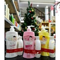 Sữa tắm Thebol 650g+Tặng chai sữa tắm 180g cho da nữ mềm mịn thơm mát