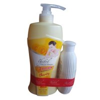 Sữa tắm Thebol, 650ml màu vàng