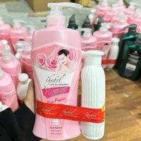 SỮA TẮM THEBOL EM TẮM ANH YÊU 650ML - TINH CHẤT HOA HỒNG (MÀU HỒNG)