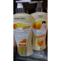 Sữa tắm Thebol Tinh chất vitamin E chai 650g Vàng