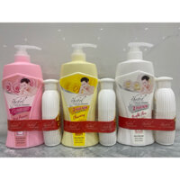 Sữa tắm Thebol trắng da em tắm anh yêu 650g tặng chai 180g ( có 3 mầu )