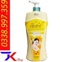 SỮA TẮM THEBOL VITAMIN E VÀ HOA HỒNG 1.2KG