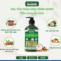Sữa Tắm Thiên Nhiên BioHealth Chiết Xuất Bồ Hòn, Dầu Hạnh Nhân, Dầu Cọ, Dầu Dừa 470ml, Dưỡng Ẩm và Làm Sạch