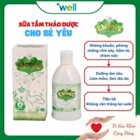 Sữa tắm thiên nhiên cho bé thảo dược Elemis không bọt tắm xong không cần tráng