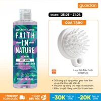 Sữa Tắm Thư Giãn Dịu Nhẹ Faith In Nature Hương Hoa Oải Hương & Phong Lữ 400ml