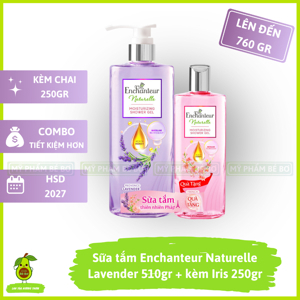 Sữa tắm thư giãn hương Lavender Enchanteur Naturelle Relaxing Shower Gel 250g