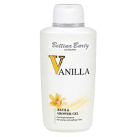 SỮA TẮM TÍCH HỢP NƯỚC HOA BETTINA BARTY HƯƠNG VANILLA GIÚP DƯỠNG ẨM LÀM TRẮNG DA - 500ml
