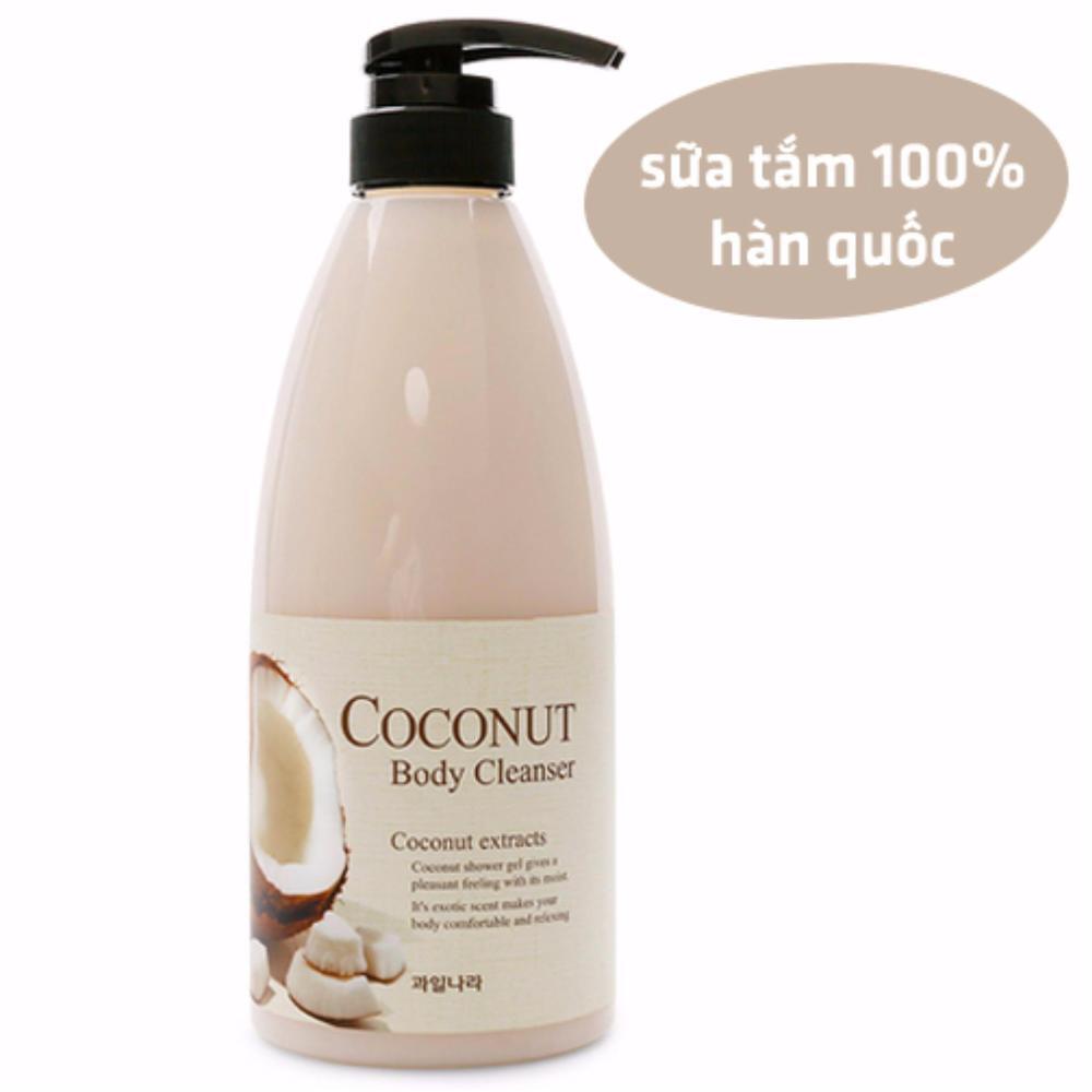 Sữa tắm tinh chất dừa Welcos Coconut Body Cleanser 740g