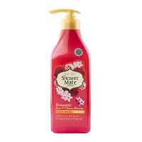 Sữa tắm tinh chất hoa đào và hồng tươi Shower mate Rose & Cherry Blossom 550g