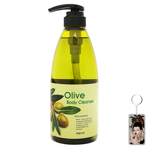 Sữa tắm tinh chất ô liu Welcos Olive Body Cleanser 740g