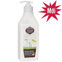 Sữa tắm tinh chất sữa dê Shower mate Moisturizing & Whitening 550g
