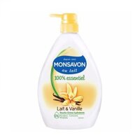 Sữa tắm tinh chất sữa và hoa Vani Monsavon Lait Essentiel Vannille 1000ml