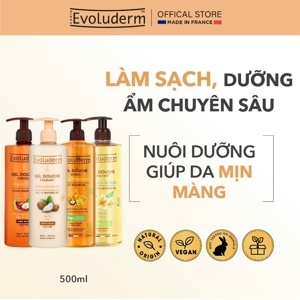 Sữa tắm tinh chất từ bơ hạt mỡ EVOLUDERM Gel Douch