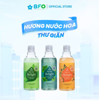 Sữa Tắm Tinh Dầu Thư Giãn Thiên Nhiên Belight Giúp Da Mềm Mại Ngừa Mụn Lưu Hương Suốt Ngày Dài Dung Tích 330ml - Sữa tắm Trà Xanh