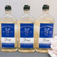 SỮA TẮM TINH DẦU TRỊ LIỆU BATH & BODY WORKS SLEEP (MỸ) 295ML HƯƠNG OẢI HƯƠNG VÀ GỖ TUYẾT TÙNG