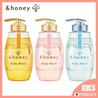 [Sữa tắm toàn thân / Sản xuất tại NHẬT BẢN] & Honey Body Wash & Chai sữa tắm dạng gel mật ong 500mL / Đổ lại 440mL [Trực tiếp từ NHẬT BẢN] &Honey &Xà phòng tắm mật ong