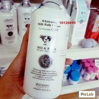 SỮA TẮM TRẮNG BÒ TƯƠI WHITENING MILK BATH CREAM Q10