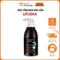 Sữa Tắm Trắng Da Bùn Núi Lửa LIFUSHA - Sữa Tắm LIFUSHA Tắm Trắng Da Toàn Thân, Tẩy Tế Bào Chết - Siêu Thị Khỏe & Đẹp