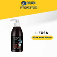 Sữa tắm trắng da bùn núi lửa LIFUSHA, sữa tắm tẩy tế bào chết 250ml dưỡng ẩm chăm sóc da - Myla