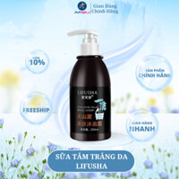 Sữa tắm trắng da bùn núi lửa LIFUSHA, sữa tắm tẩy tế bào chết 250ml dưỡng ẩm chăm sóc da - Myla