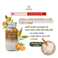 Sữa tắm trắng da DEGO Herbal - Dưỡng da, dưỡng ẩm, mềm mịn và sáng da, mùi thơm cam tự nhiên giúp thư giãn, làm dịu da