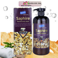 Sữa tắm trắng da dưỡng ẩm hương nước hoa dành cho nam và nữ RIVERSA SAPHIRE 950ML