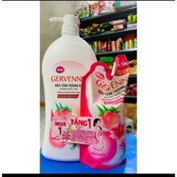 Sữa Tắm Trắng Da Gervenne 900g tặng gói 380g,1200g tặng gói 600g
