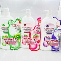 Sữa Tắm Trắng Da Gervenne 900g tặng gói 450g