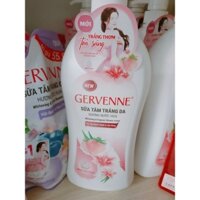 Sữa tắm trắng da Gervenne Pink Lily 900gr