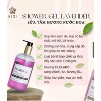 Sữa tắm trắng da, giúp da mềm mại Visiami Pasiori TM hương nước hoa Lavender 500ML