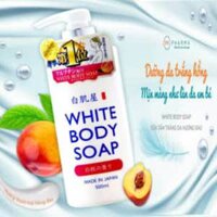 Sữa tắm trắng da hương đào – White Body Soap WB chai 500 ml x 16 chai nhập khẩu Nhật Bản