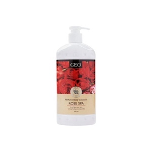 Sữa tắm trắng da hương hoa hồng Geo Perfume Body Cleanser Rose Spa 600ml