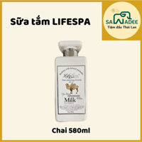 Sữa tắm trắng da hương nước hoa con dê LIFESPA 580ml [Hàng nội địa Thái Lan]